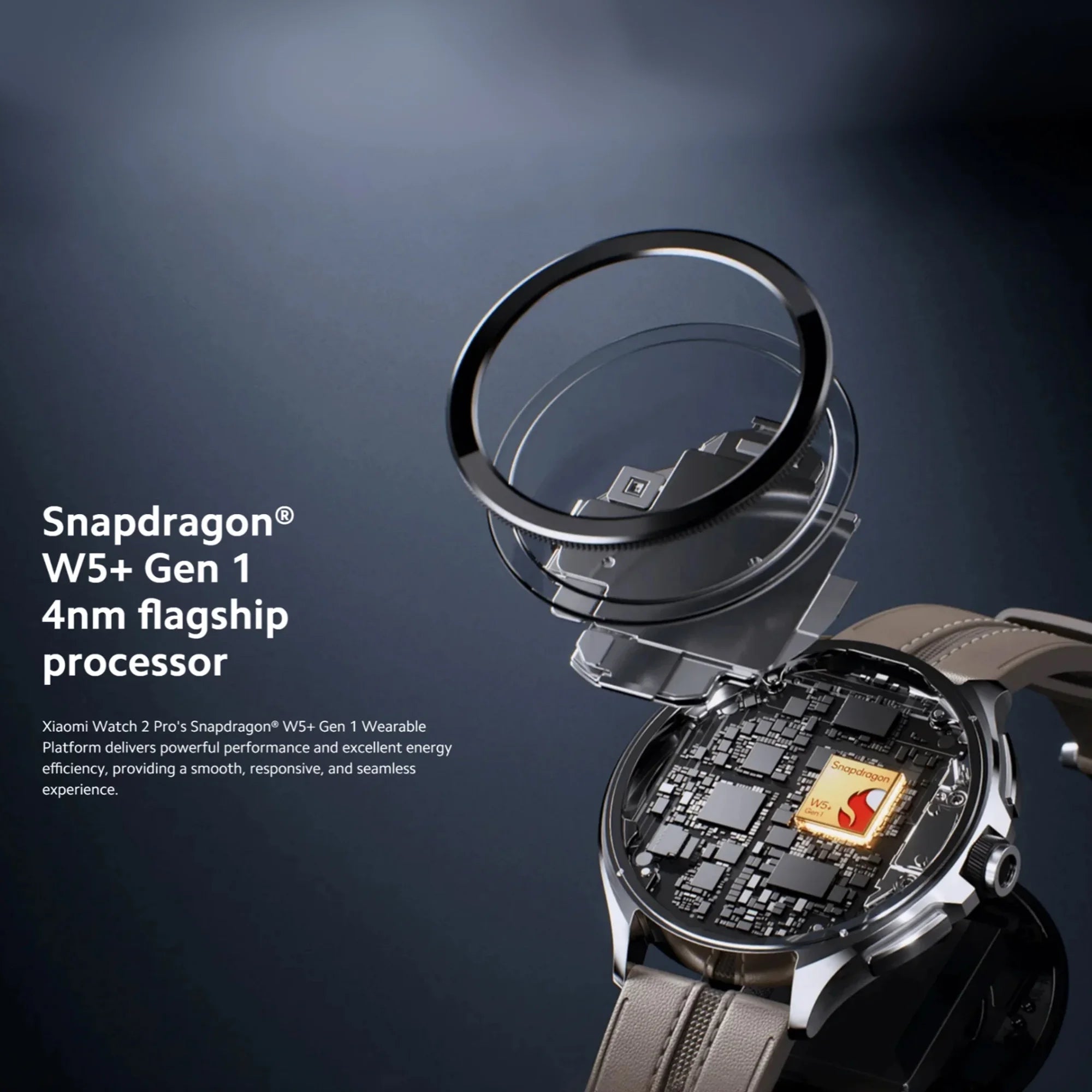 Xiaomi Watch 2 Pro, 2GB 32GB 1.43" AMOLED Display 326 PPI 150+ Sports Modes Qualcomm Snapdragon W5+ Gen 1 Magnetic Charge 54.5g
