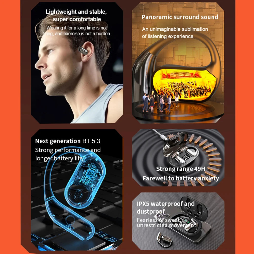 AI Translator Earbuds Real-Time Translators Headphones 144 Languages voice translator Wireless Bluetooth Earphones For Travel
