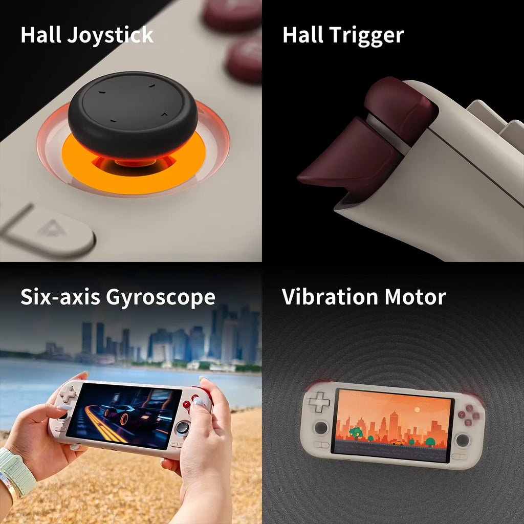 MANGMI AIR X Handheld Game Console Snapdragon 662 5000mAh Battery 5.5-inch Screen 15W Fast Charging Android 14 Video Game Player