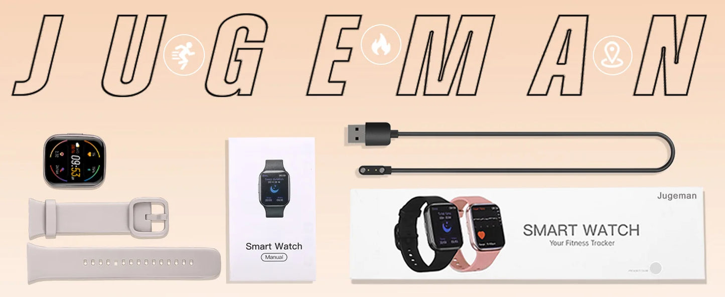Smartwatch, Fitness Tracker Uhr für Herren Damen, 1,69 Zoll Touch Smartwatch Fitness Uhr mit Schrittzähler/Schlafmonitor.