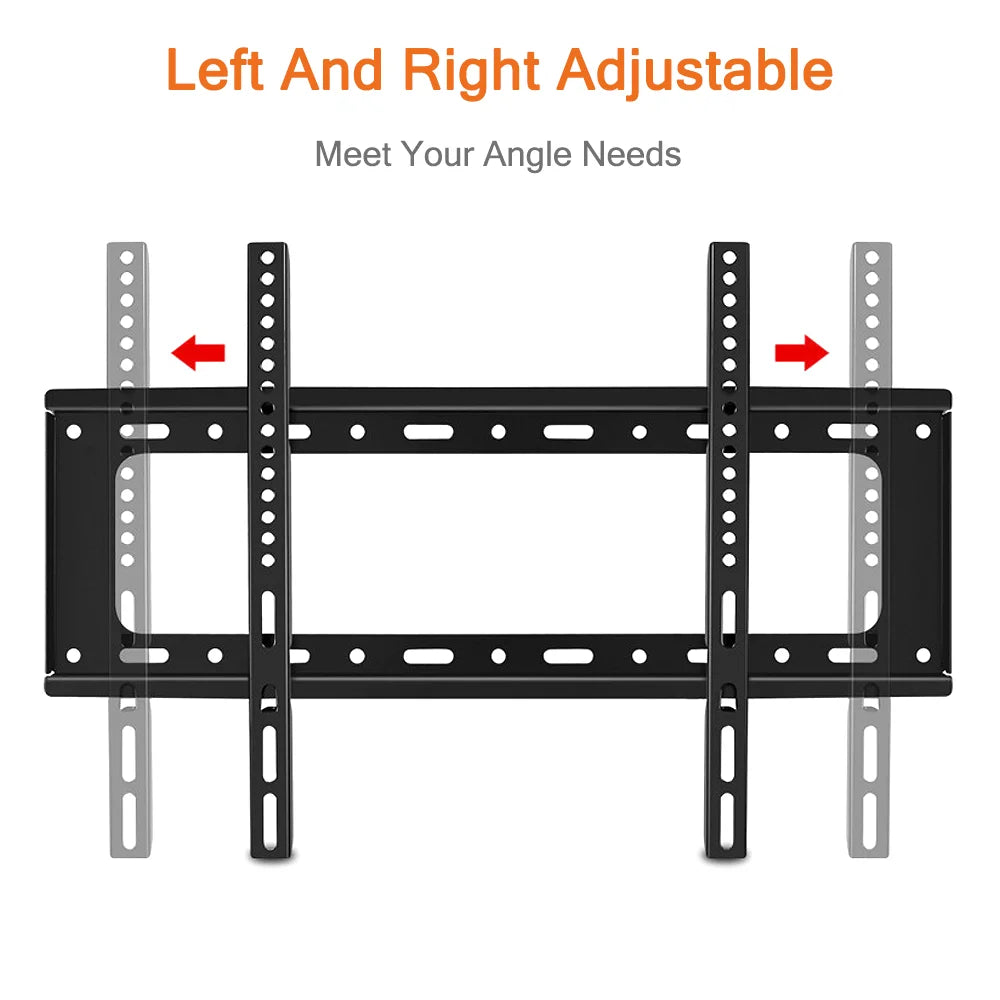 32-60 inch TV Wall Mount Bracket Universal Flat Panel TV Frame Adjustable TV Mount Monitor Holder with Level for LCD LED Monitor