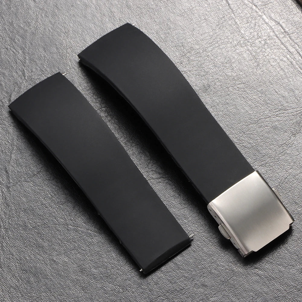 New Silicone Watch Strap 18mm 20mm 22mm 24mm for Seiko for Omega Universal Bracelet Quick Release Waterproof Rubber Wrist Band