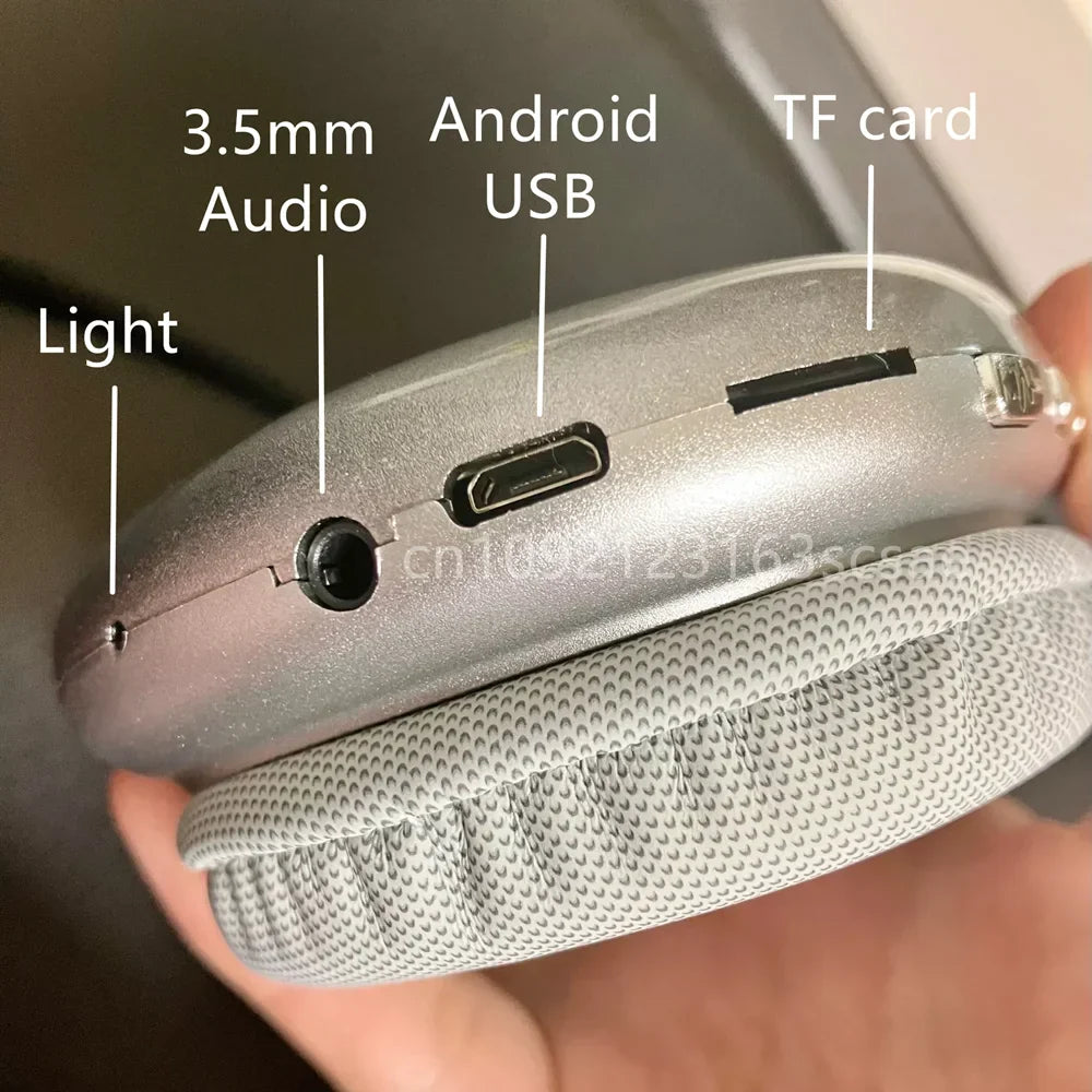 Wireless Bluetooth Over-Ear Headphones White