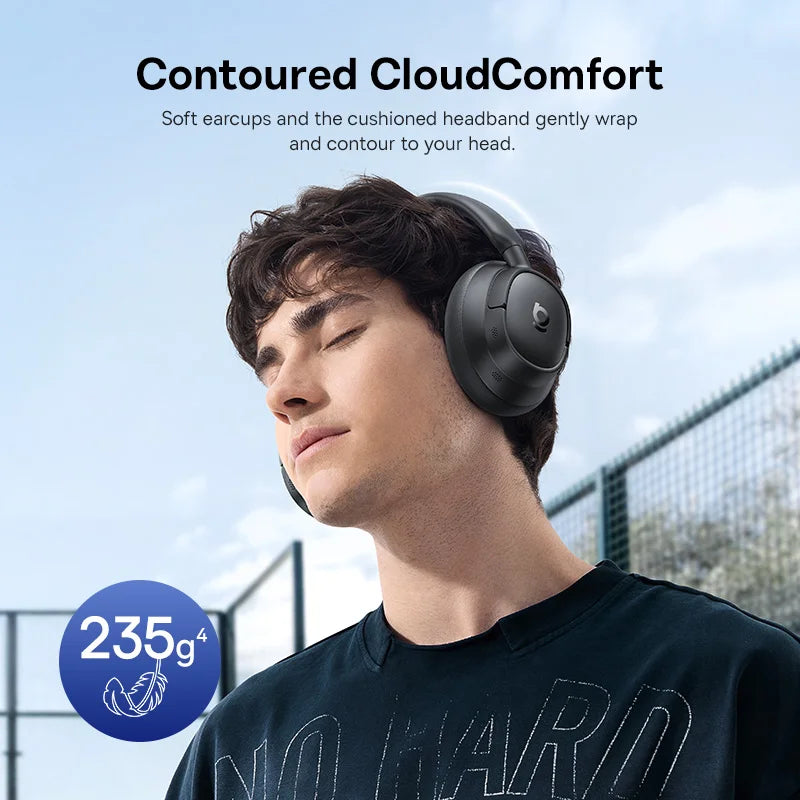 Baseus BH1/EH10 NC ANC Kabellose Kopfhörer 45dB Adaptive Hybrid-Geräuschunterdrückung Hi-Res LDAC Kopfhörer Bluetooth 6.0