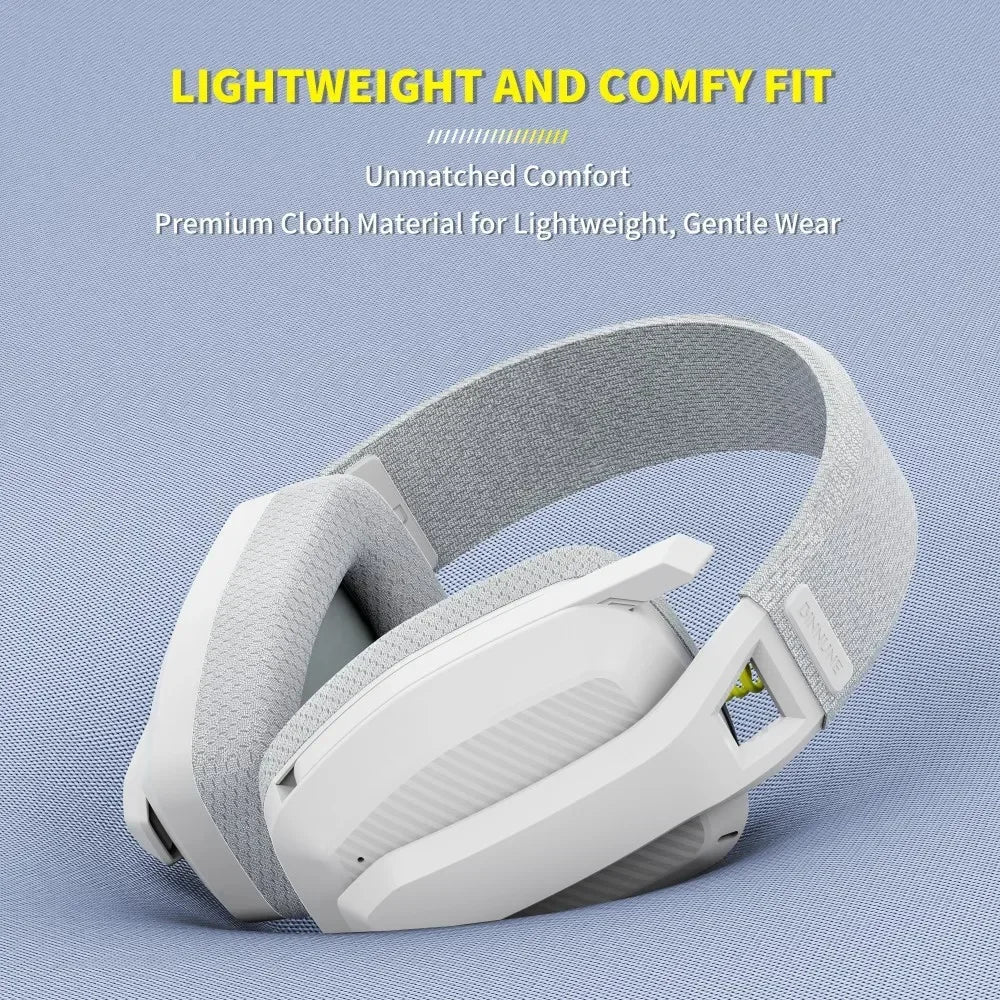 Wireless Gaming Headset with Mic White