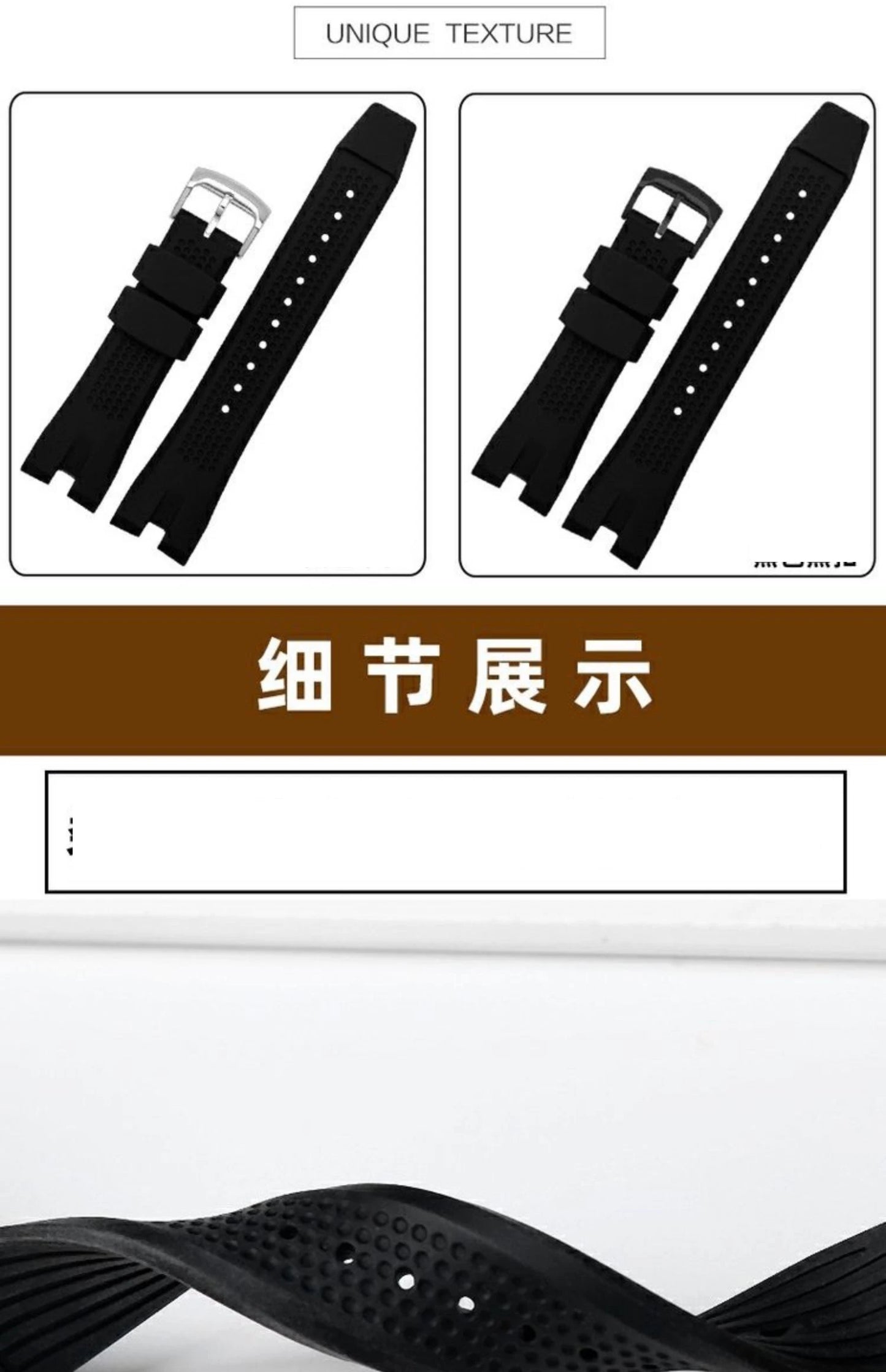 Silicone Strap For Citizen Eco-Drive CA4154 4155 AW1476 1475 1477 Bracelet 24mm Men Rubber Replacement Watch band Accessories