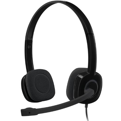 Logitech H151 Stereo Headset Light Weight Adjustable Headphone with