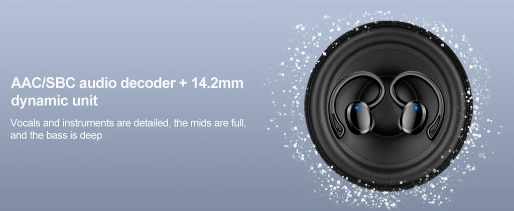 Wireless Earbuds, Bluetooth 5.3 Earbuds Stereo Bass, In-Ear Noise Cancelling Mic, Earphones IP7 Waterproof Sports, 40H Playback.