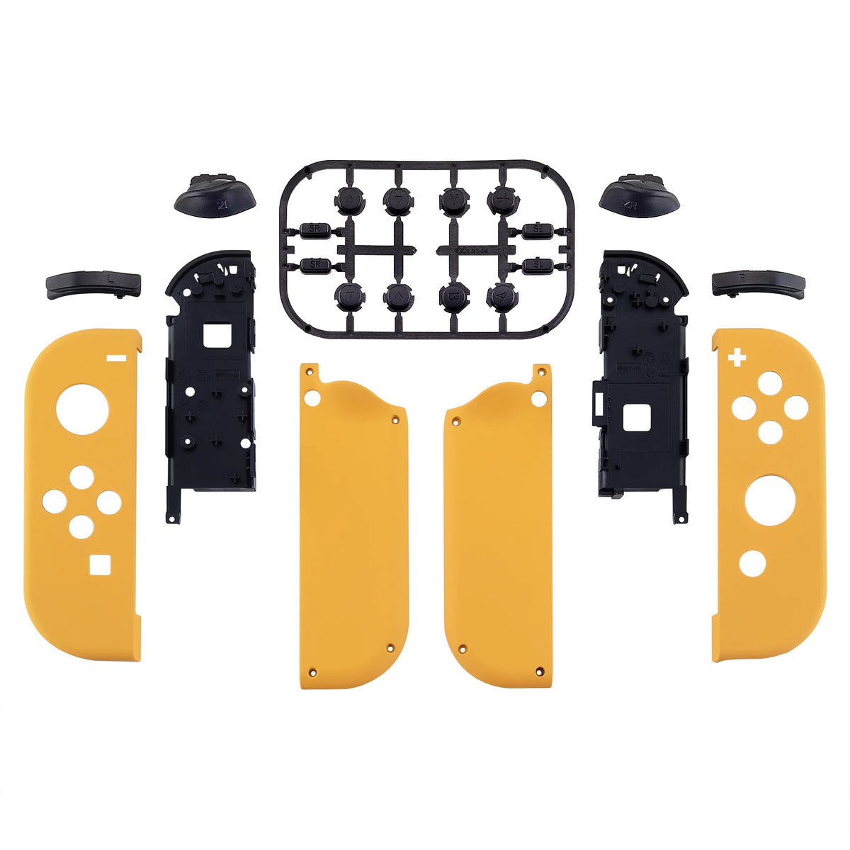 eXtremeRate DIY Replacement Shell Case for NS Switch & OLED JoyCon, Custom Controller Housing Cover With Full Set Buttons