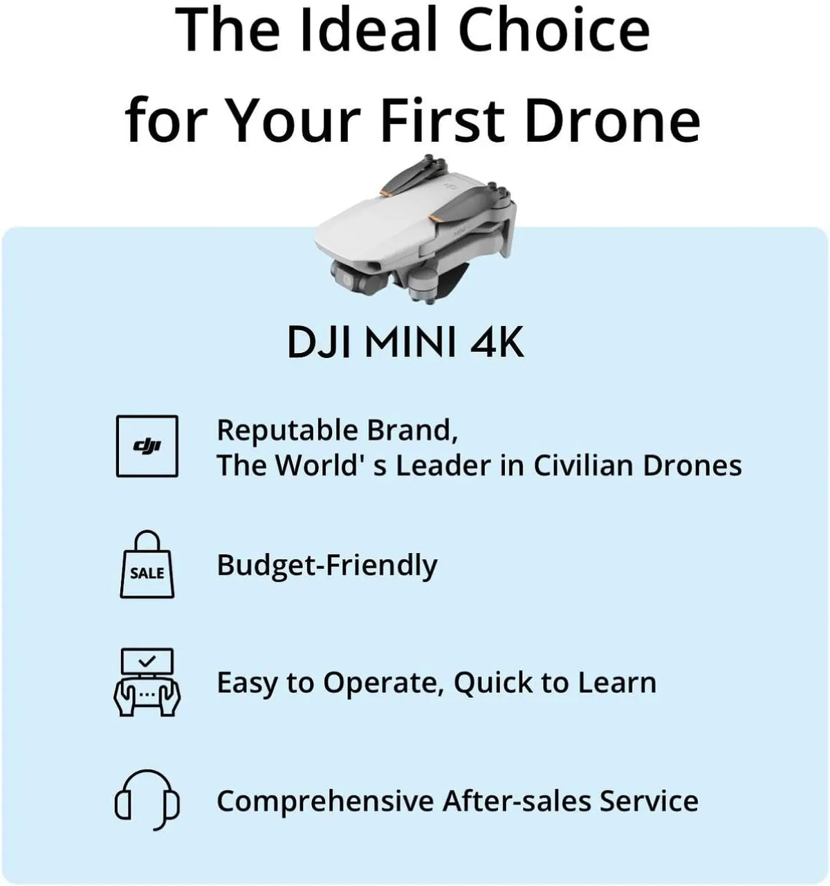 Refurbished DJI Mini 3 / Mini 4K / Mavic 4 Pro with Camera for Adults Use Quadcopter Aerial Photography Equipment