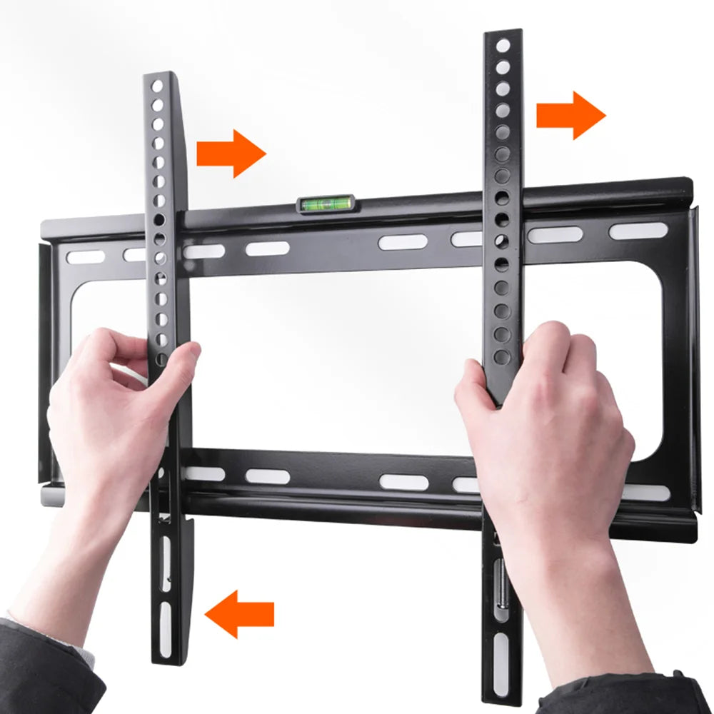 LED LCD TV Wall Mount Bracket Tilt Adjustable Strengthen TV Support 32-65inch Full Motion Wall Mount TVs Swivel Tilt Horizontal
