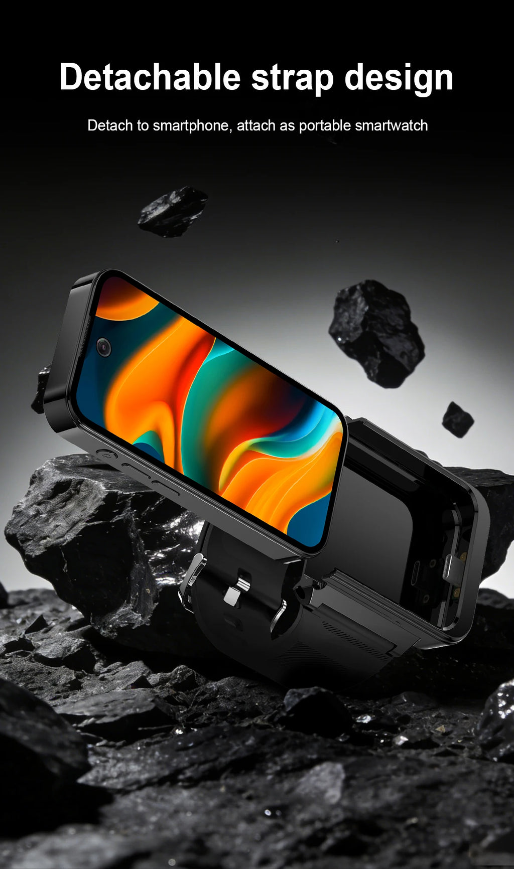PG999 Smartwatch Phone Touch Screen 4G Wi-Fi GPS Dual SIM Dual StandbGlobal Connect Octa-Core Powerhouse HD Cameras Android 12