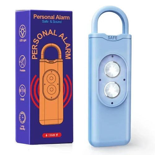Selbstverteidigungsalarm 130dB LED-Licht Anti-Wolf-Alarm für Jugendliche Frauen