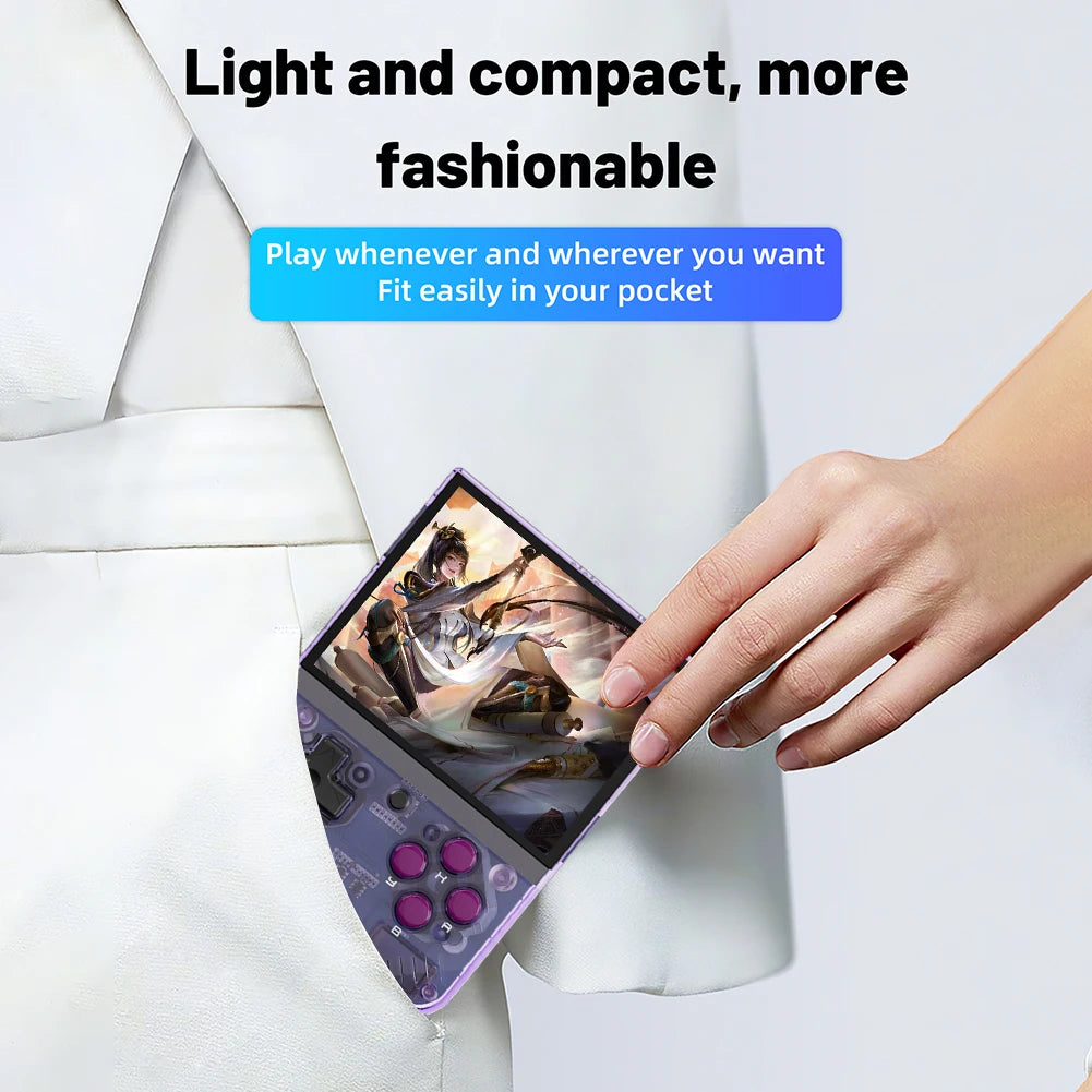 MIYOO Mini Plus Portable Retro Handheld Game Console V2 Mini+ 3.5 Inch IPS Screen Classic Video Game Console Linux System Gift