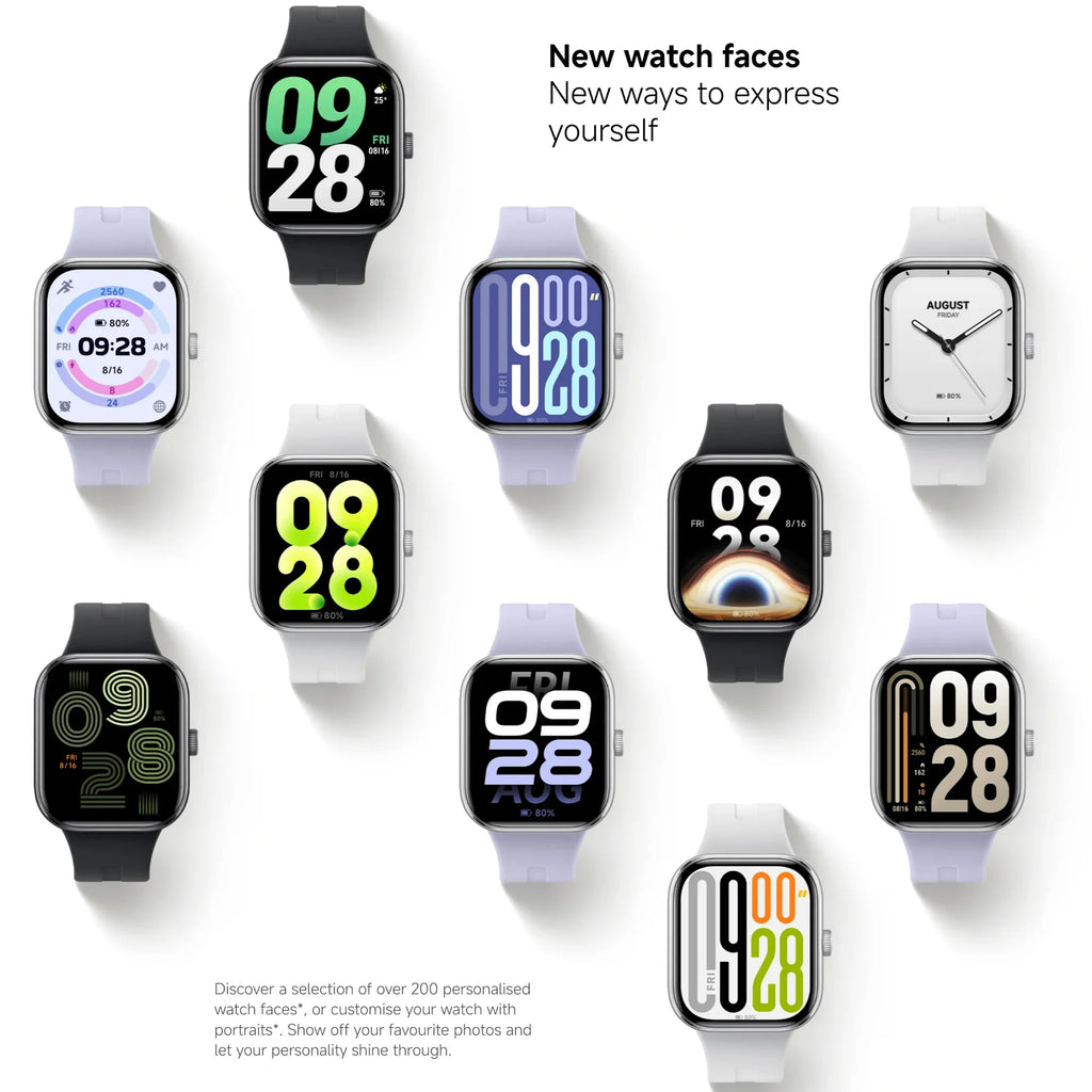 Xiaomi Redmi Watch 5 2.07" AMOLED 24 days Battery Life Bluetooth Calling 150+ Sports Mode Heart Rate Sleep Tracking 5ATM GPS