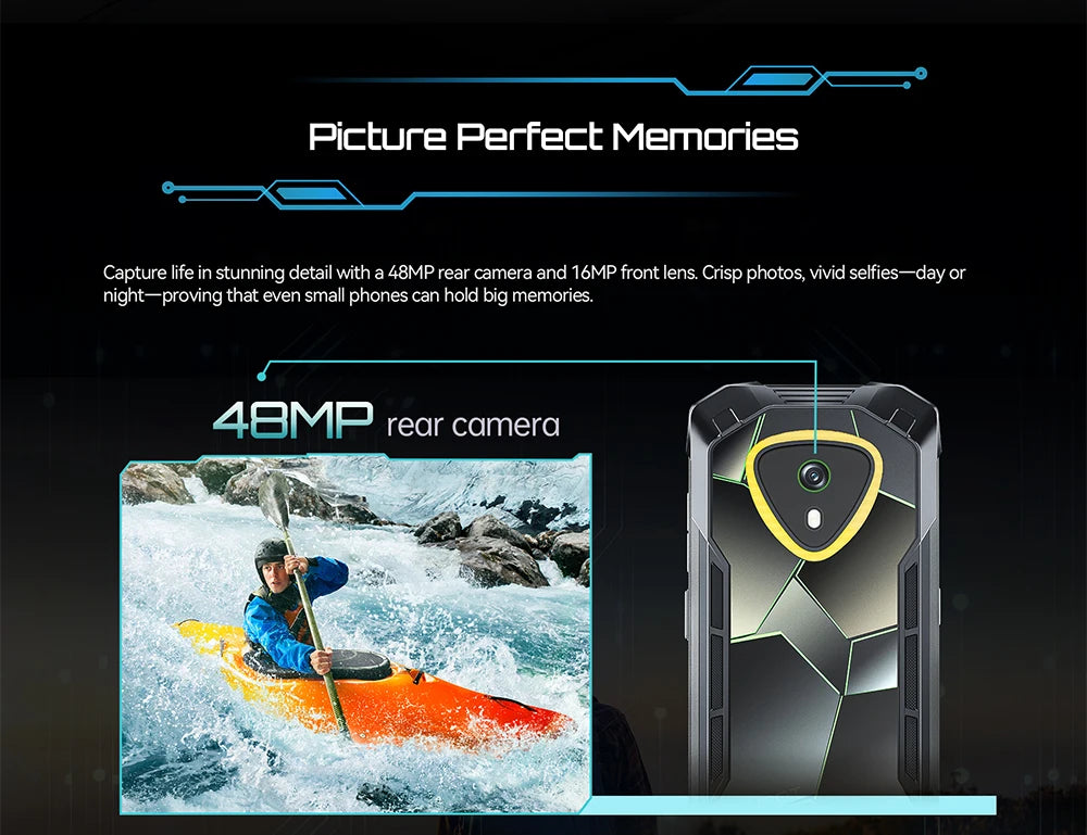 [Ship From UK] Cubot KingKong Mini 4 4.7-Inch Display Rugged Smartphone 4700mAh 6GB+128GB NFC 48MP Camping Light Android 15