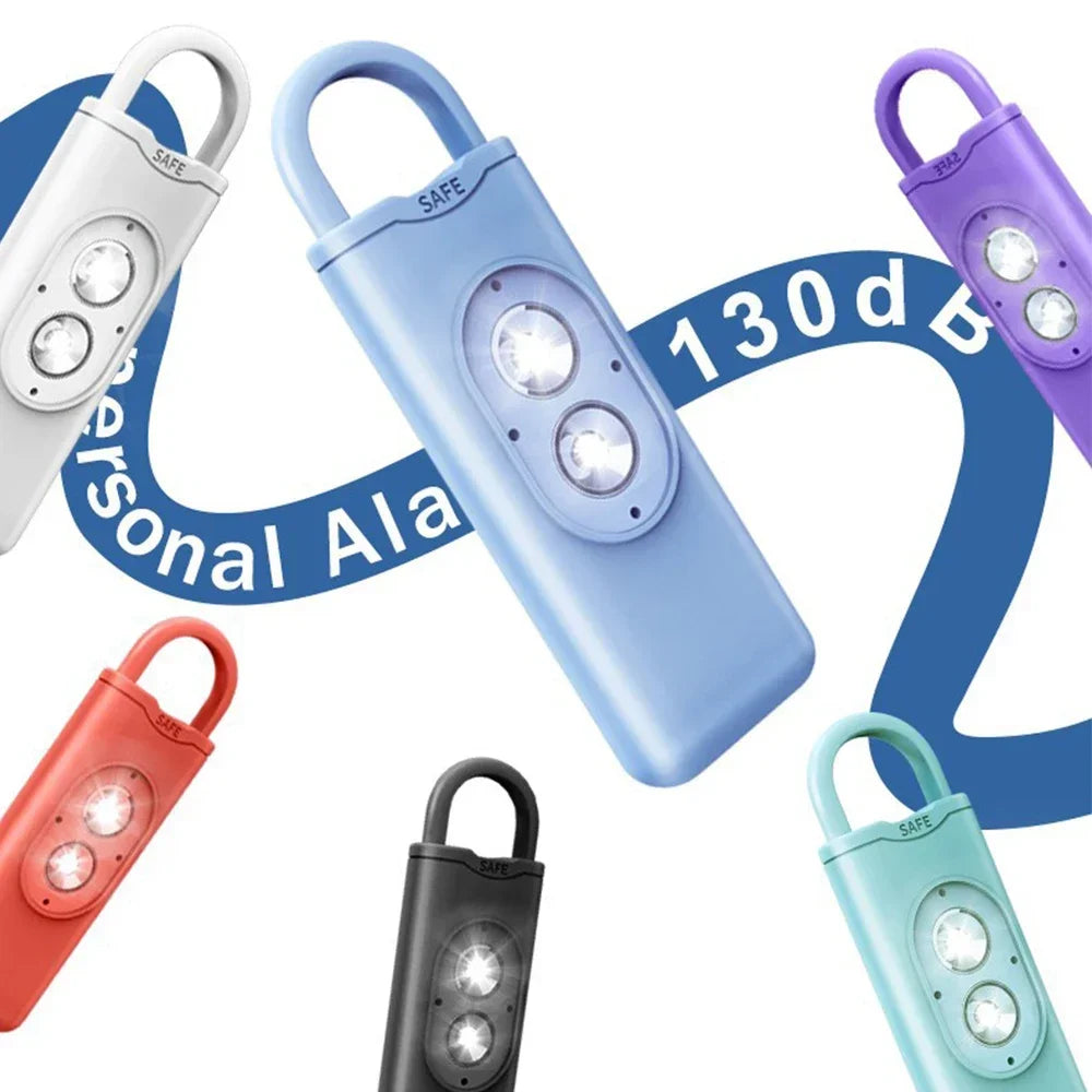 Selbstverteidigungsalarm 130dB LED-Licht Anti-Wolf-Alarm für Jugendliche Frauen
