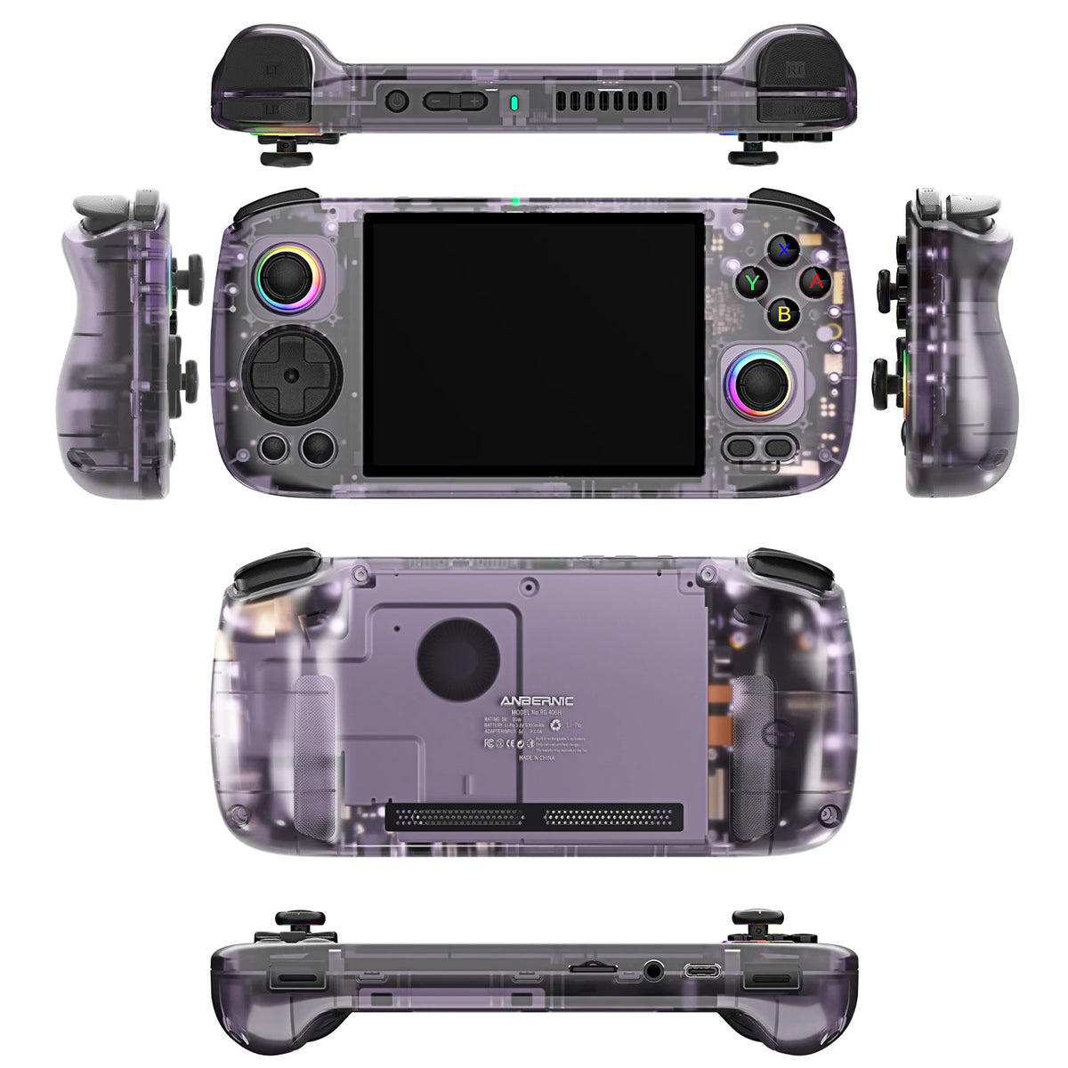 ANBERNIC RG406H Handheld Game Console 4 Inch IPS Multi-touch Screen Android 13 3D Hall joystick hall trigger Video Game RG 406H