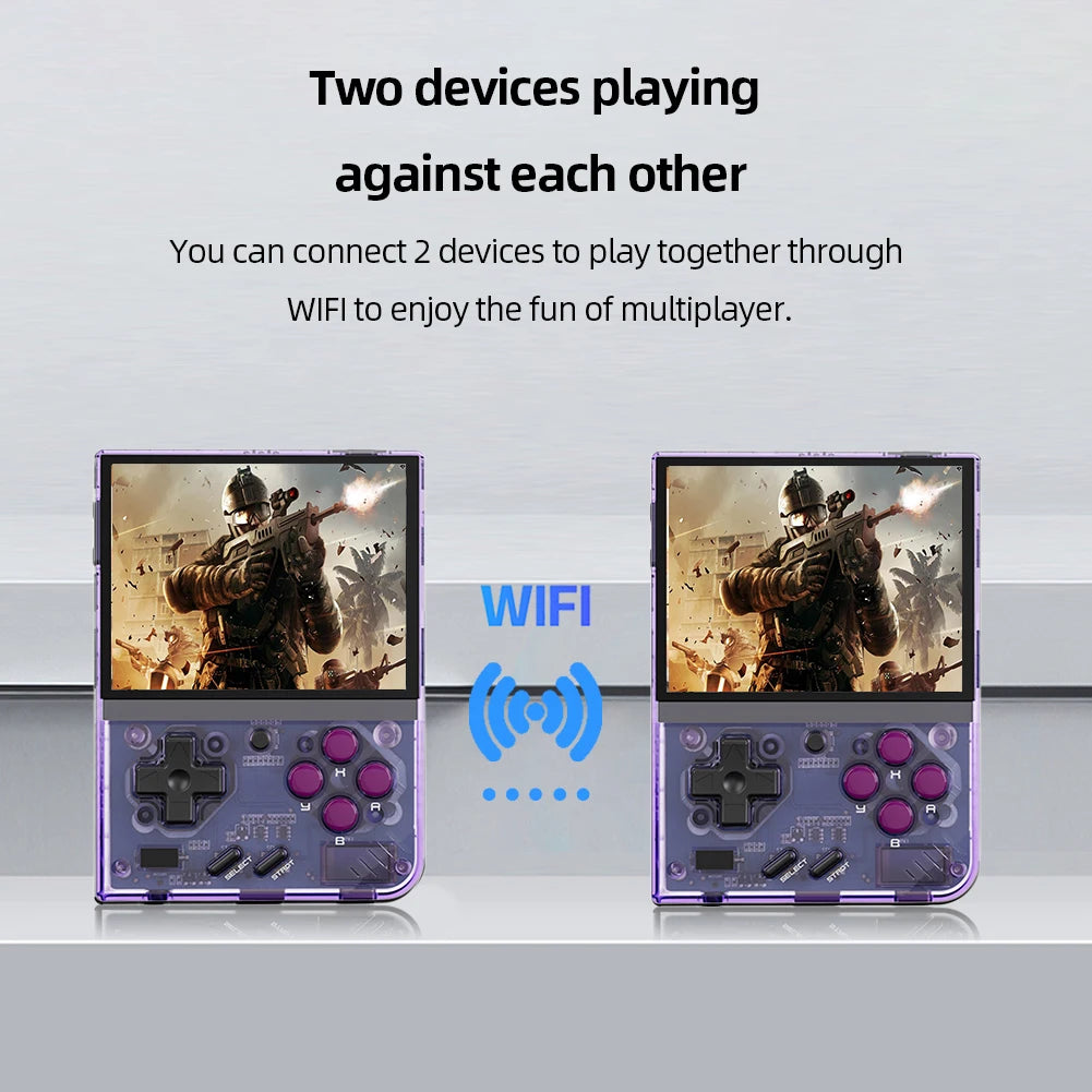 MIYOO Mini Plus Portable Retro Handheld Game Console V2 Mini+ 3.5 Inch IPS Screen Classic Video Game Console Linux System Gift