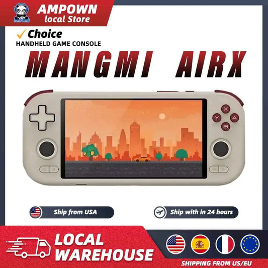 AMPOWN MANGMI AIR X Handheld Game Console Snapdragon 662 With 5000mAh Battery 5.5-inch Screen RGB Hall Joystick Game Console