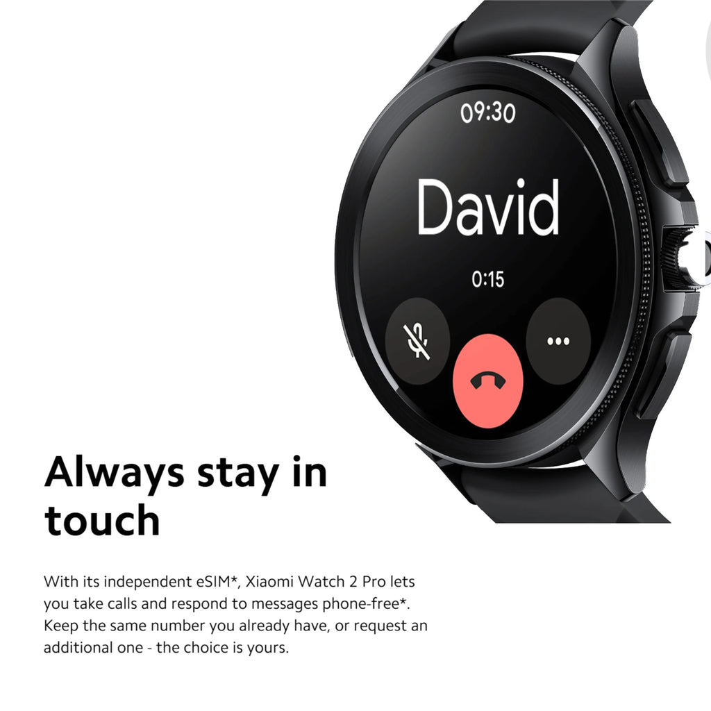 Xiaomi Watch 2 Pro, 2GB 32GB 1.43" AMOLED Display 326 PPI 150+ Sports Modes Qualcomm Snapdragon W5+ Gen 1 Magnetic Charge 54.5g