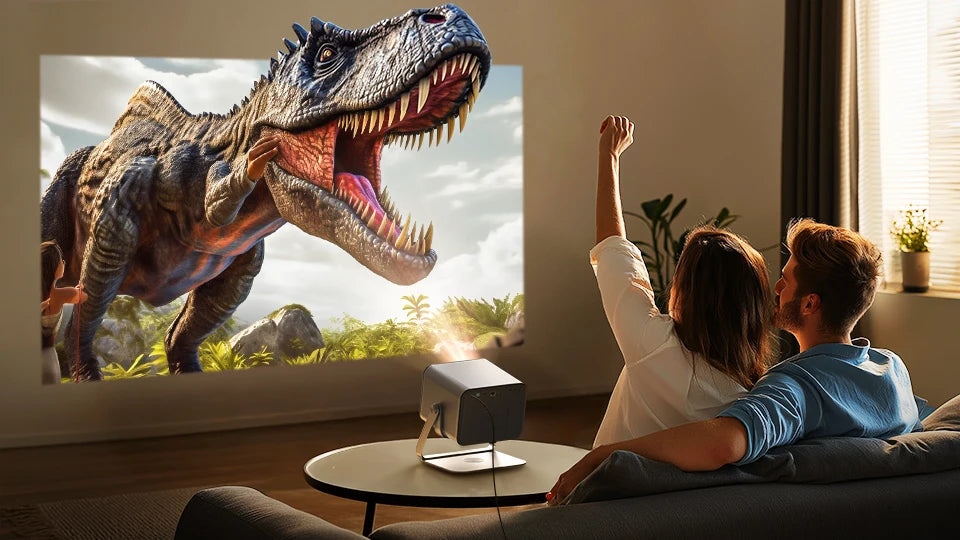 BYINTEK R90 Max Magic 4 Max Full HD 1080P Projector 4K Google TV 11.0  DLP 2200 ANSI Lumens 3D 4K Supported