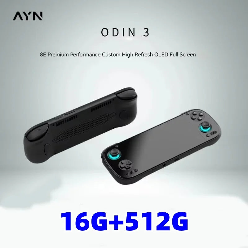 AYN Odin 3 Spielekonsole 6'' 1080P 120Hz AMOLED-Bildschirm Handheld mit 8000mAh Hall-Effekt-Joystick Handheld-Spielekonsole PSP PS2
