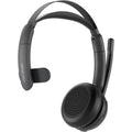 Nuroum HP31SN Wireless Headset with Noise Cancelling Microphone Bluetooth 5.3 for Work Office Call Center, Mute Button Multi-Point Over Ear Headphones for PC Laptop Computer Teams Zoom, Darkgrey Earphones