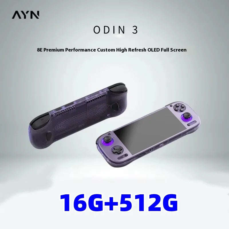 AYN Odin 3 Spielekonsole 6'' 1080P 120Hz AMOLED-Bildschirm Handheld mit 8000mAh Hall-Effekt-Joystick Handheld-Spielekonsole PSP PS2
