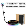 MWE 360 Photo Booth Machine for Parties with Extra Battery Logo Customization Software APP Remote Automatic 360 Spin Camera