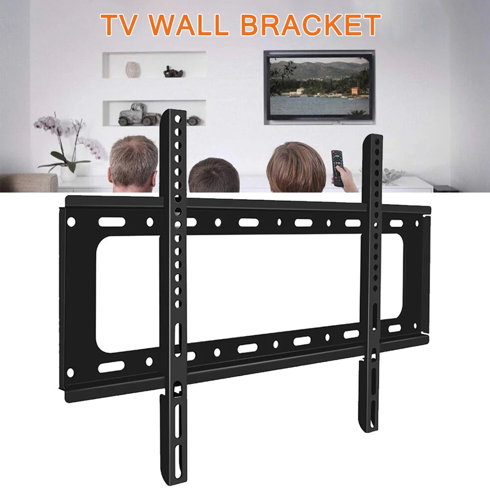 32-60 inch TV Wall Mount Bracket Universal Flat Panel TV Frame Adjustable TV Mount Monitor Holder with Level for LCD LED Monitor