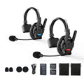 SYNCO XTALK XPRO 2.4G Wireless Intercom Headset 500m 5-Person Communication Noise Reduction for Live Broadcast & Video Shooting