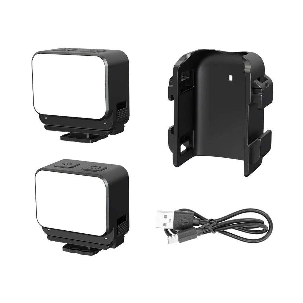 1/2 Pcs Magnetic Fill Light for DJI Osmo Pocket 3 Rechargeable LED Video Light Photography Lighting Sports Camera Accessories