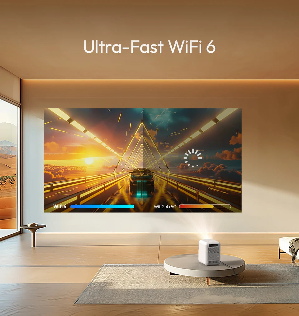 BYINTEK U4 LOVE  1 Projector 4K Smart 1080P Mini Home Theater Video Android WIFI for Smartphone Cinema