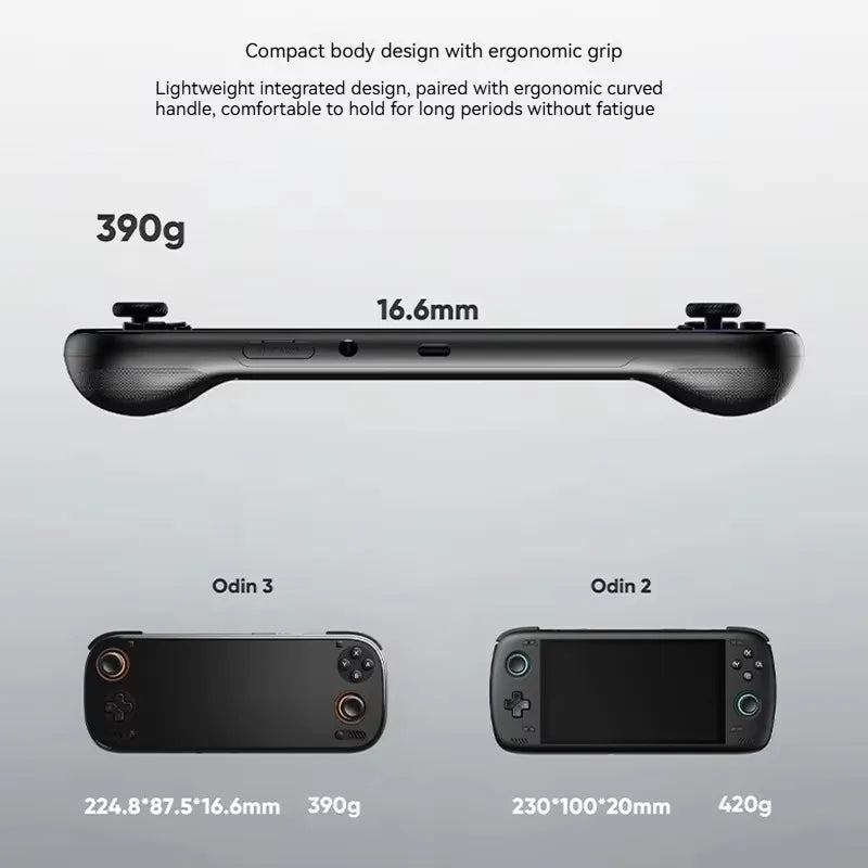 AYN Odin 3 Game Console 6'' 1080P 120Hz AMOLED Screen Handheld With 8000mAh Hall-Effect Joystick Handheld Game Console PSP PS2