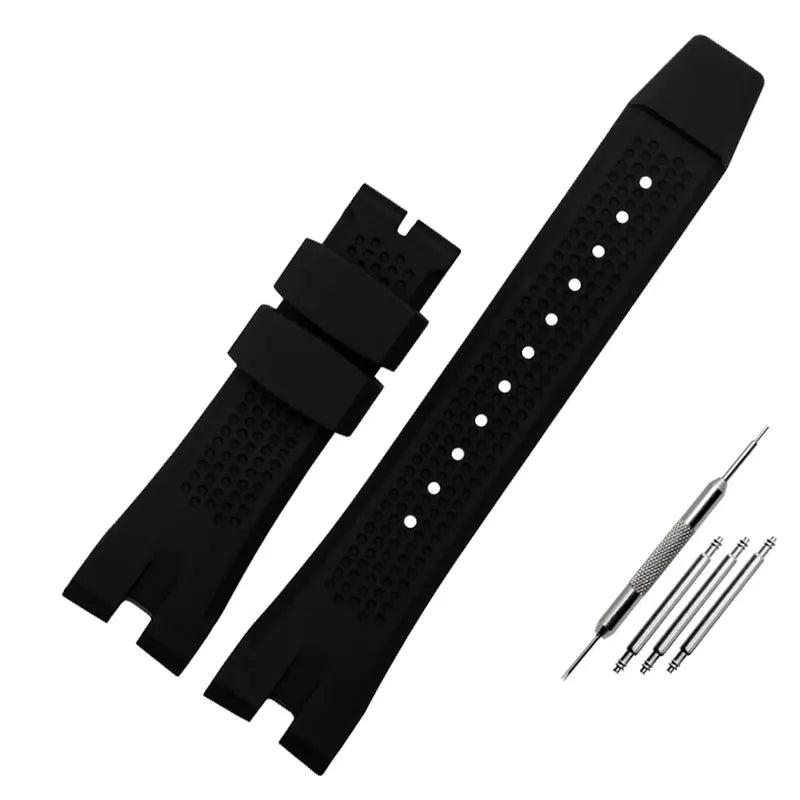 Silicone Strap For Citizen Eco-Drive CA4154 4155 AW1476 1475 1477 Bracelet 24mm Men Rubber Replacement Watch band Accessories