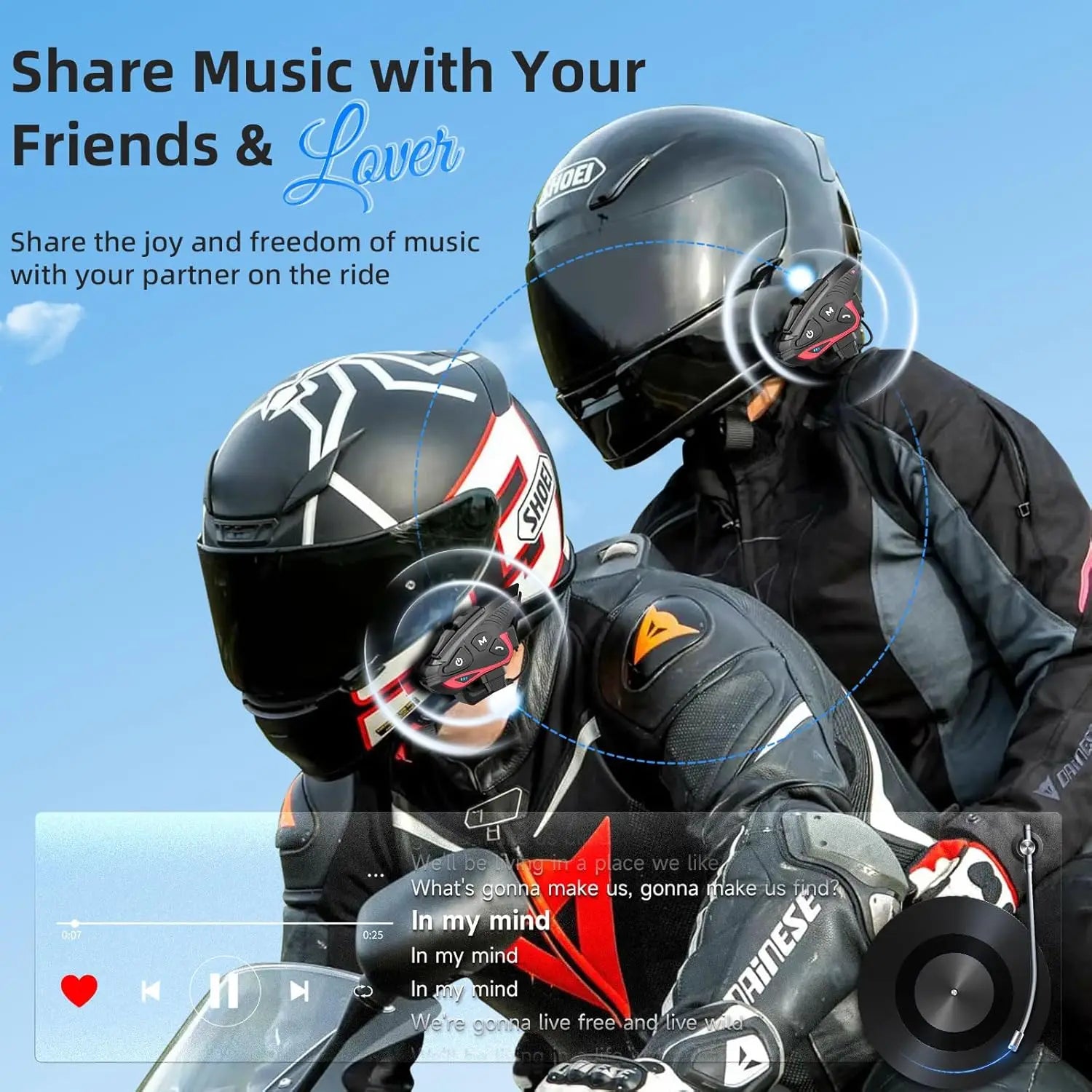 Moman Motorcycle Helmet Bluetooth Intercom Helmet Headset CP-S 8 Riders 2000M Group Helmet Communication System Motorbike