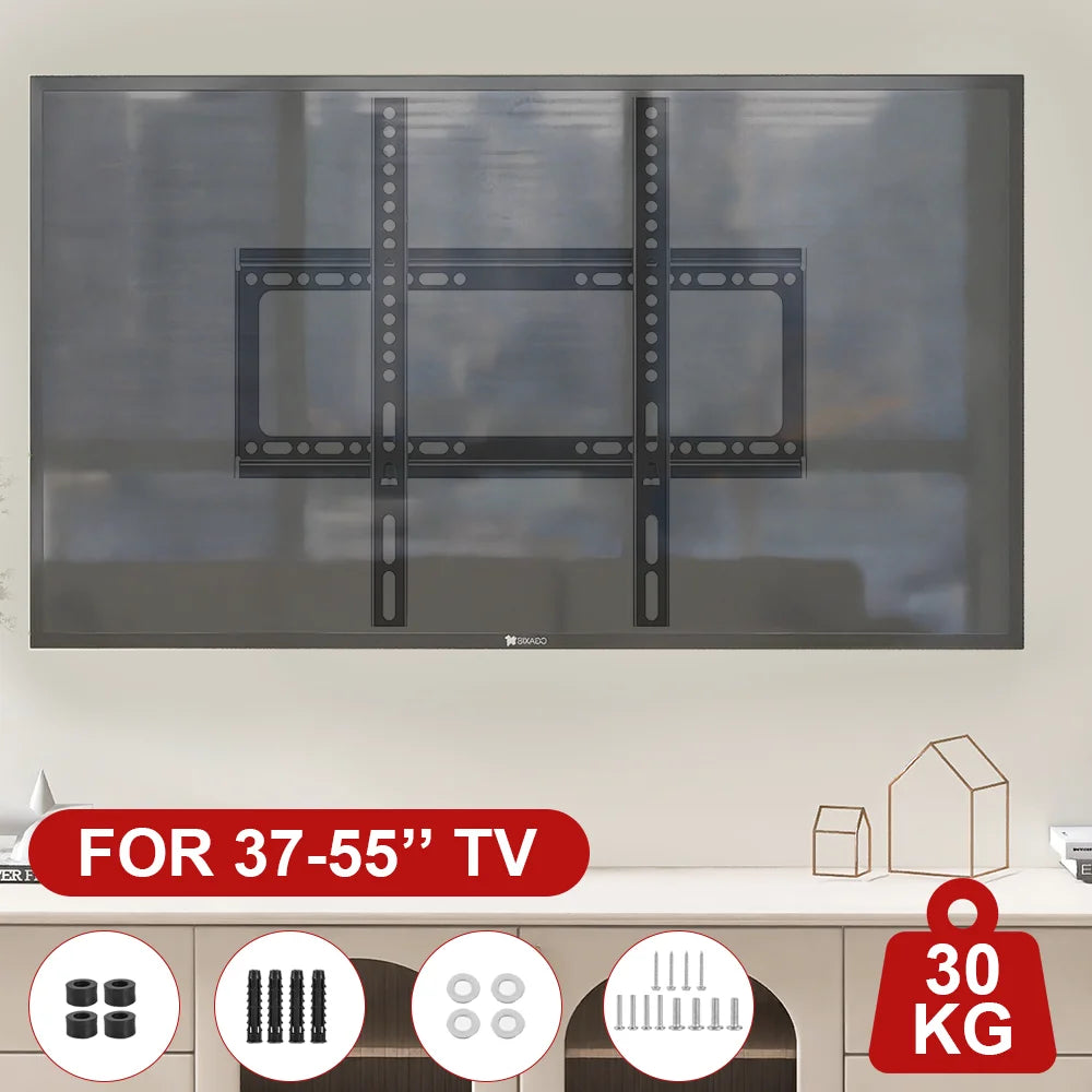 32-60 inch TV Wall Mount Bracket Universal Flat Panel TV Frame Adjustable TV Mount Monitor Holder with Level for LCD LED Monitor