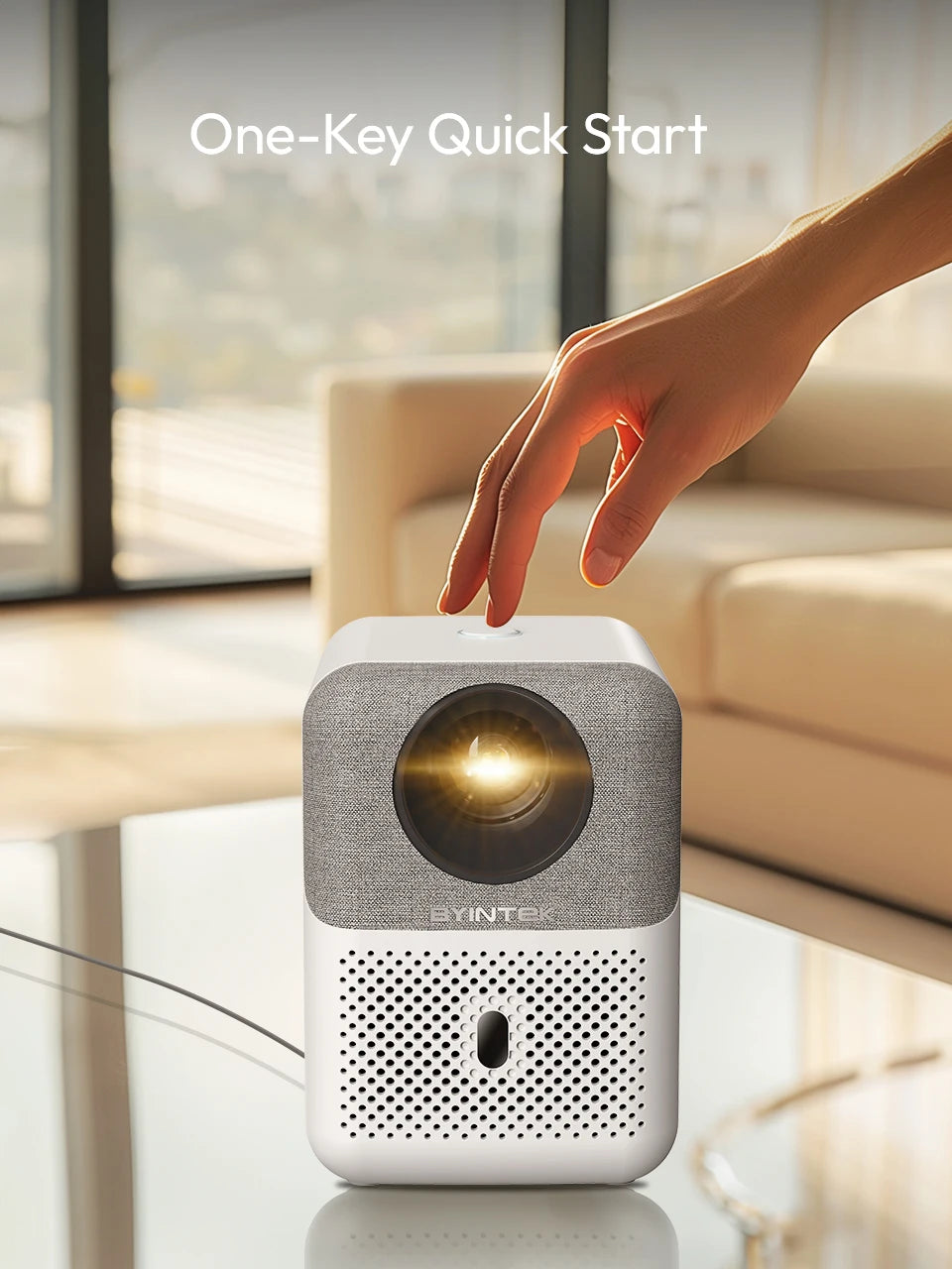 BYINTEK U4 LOVE  1 Projector 4K Smart 1080P Mini Home Theater Video Android WIFI for Smartphone Cinema