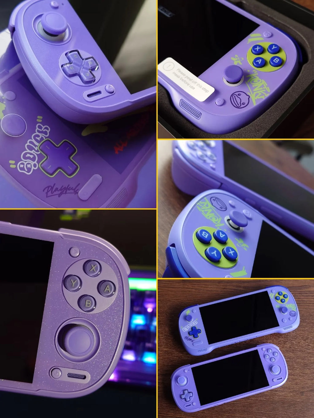 Retroid Pocket 6 Android Game Console Hall-Effect Trigger 8GEN2 5.5Inch 1080P 120Hz AMOLED Screen 6000mAh Handheld Consoles RP6