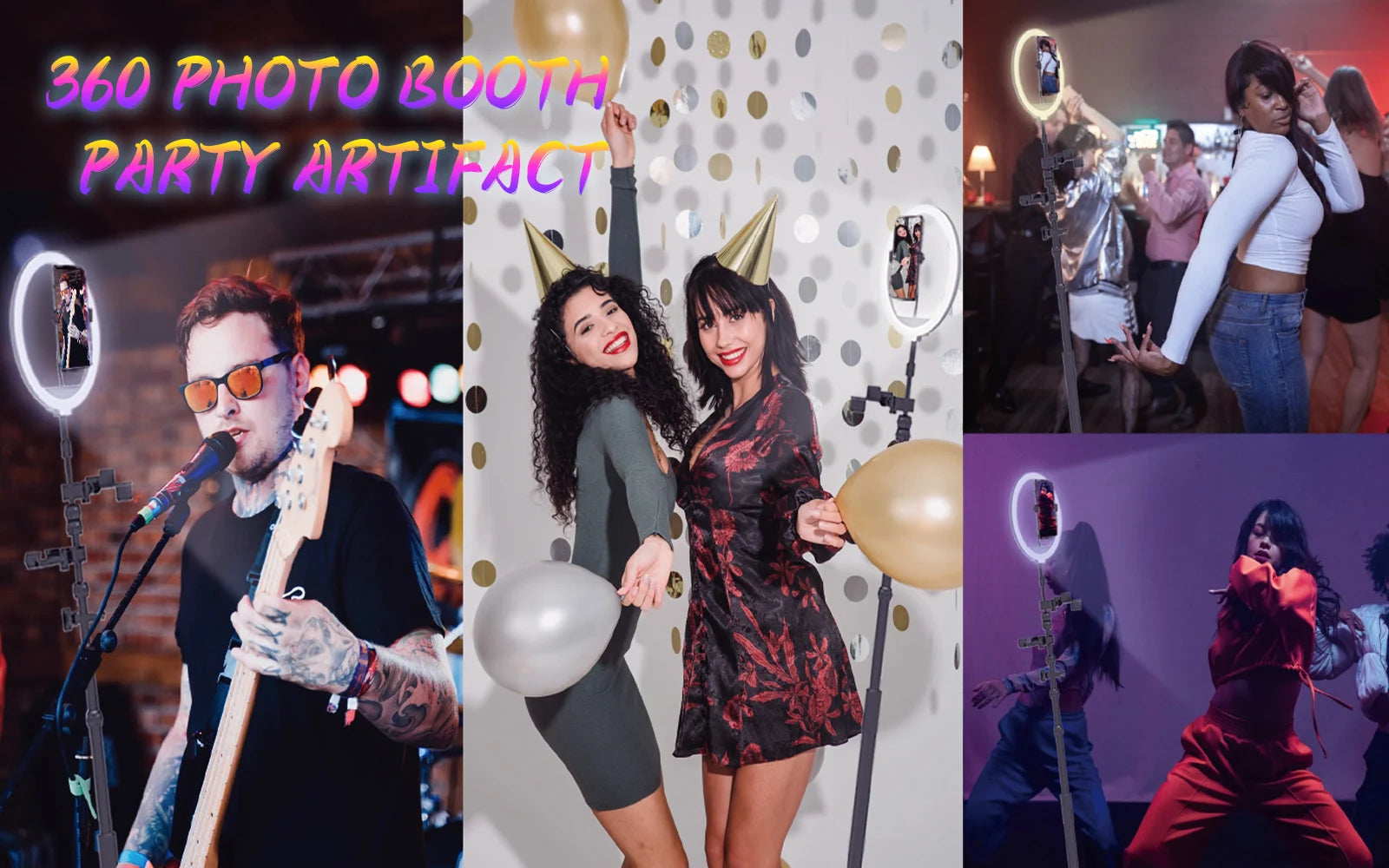 360 Photo Booth Machine w/ Flight Case & Battery Pack | Slow-Mo Camera Booth for Parties | Deluxe Suit Custom Options