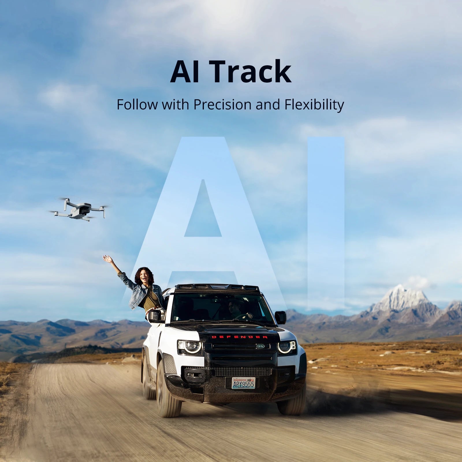 Potensic ATOM 2 Camera Drone, 4K HDR Video, 8K Photo, 3-Axis Gimbal,Under 249g, Vertical Shooting,10-KM, AI Night Shot, AI Track