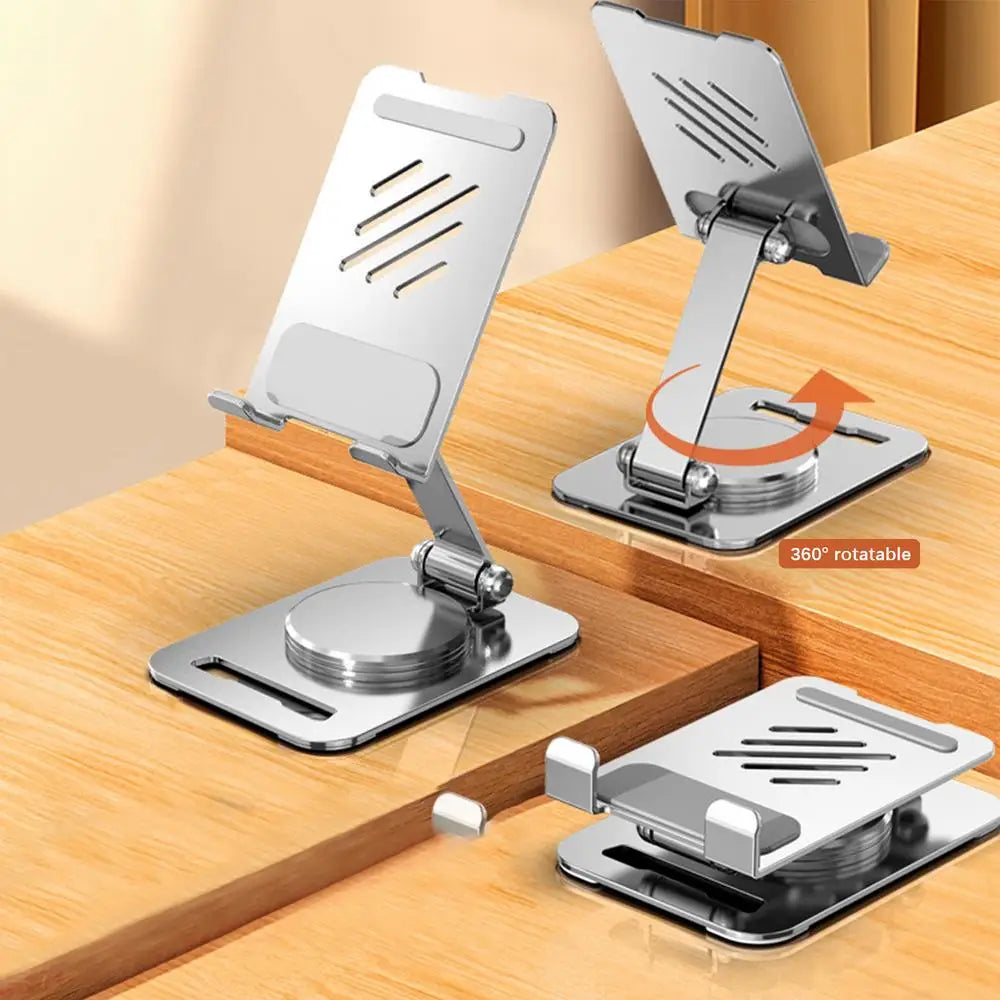 Foldable Phone Stand Desktop Stand Holder for Phone Portable Desktop Cellphone Dock Support for Bedroom Living Room Table