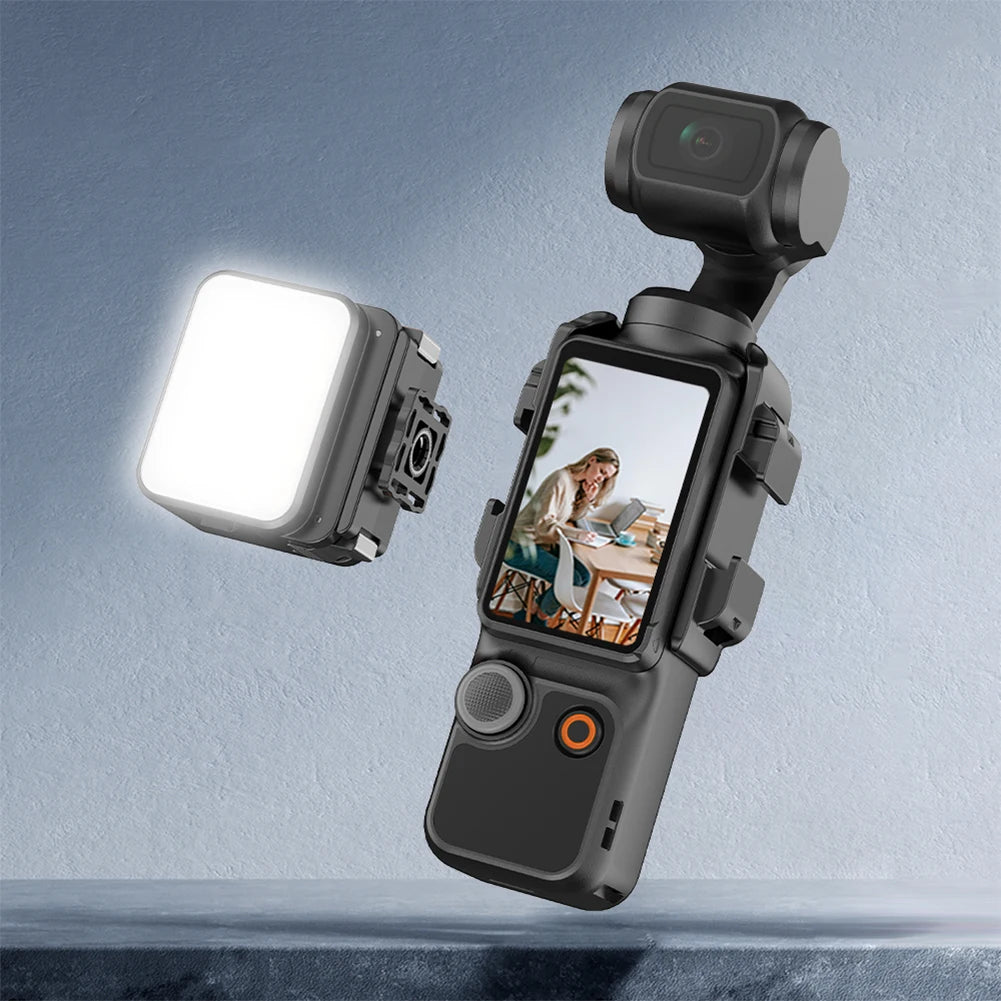 1/2 Pcs Magnetic Fill Light for DJI Osmo Pocket 3 Rechargeable LED Video Light Photography Lighting Sports Camera Accessories