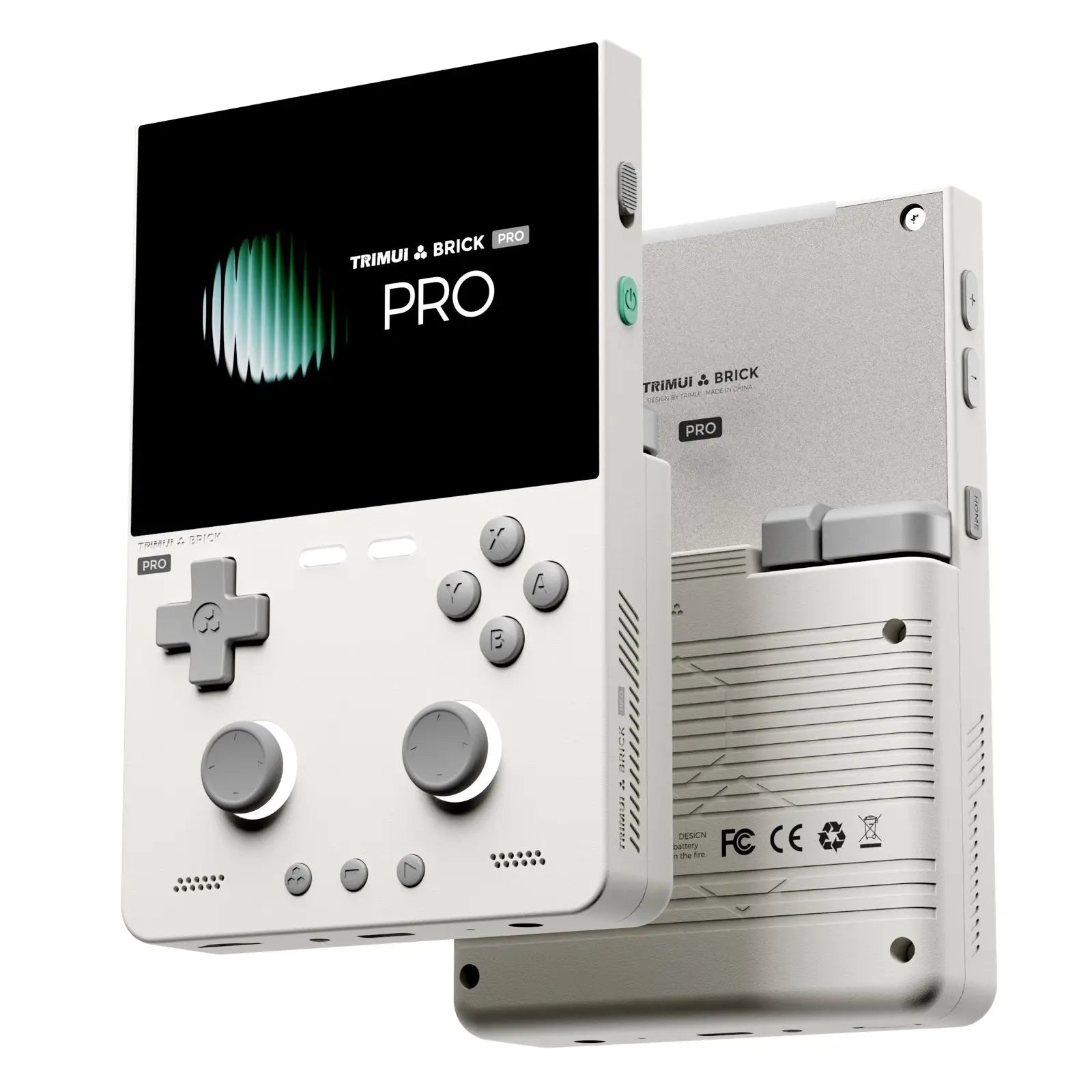 TRIMUI BRICK PRO Handheld Game Console 3.95'' IPS Screen RGB Top Light Dual Hall Joysticks A133P Linux 4.9 System Gifts