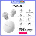 HIFIMAN TWS450 True Wireless Stereo Headset with Environmental Noise Cancellation & Audiophile-grade Dynamic Driver