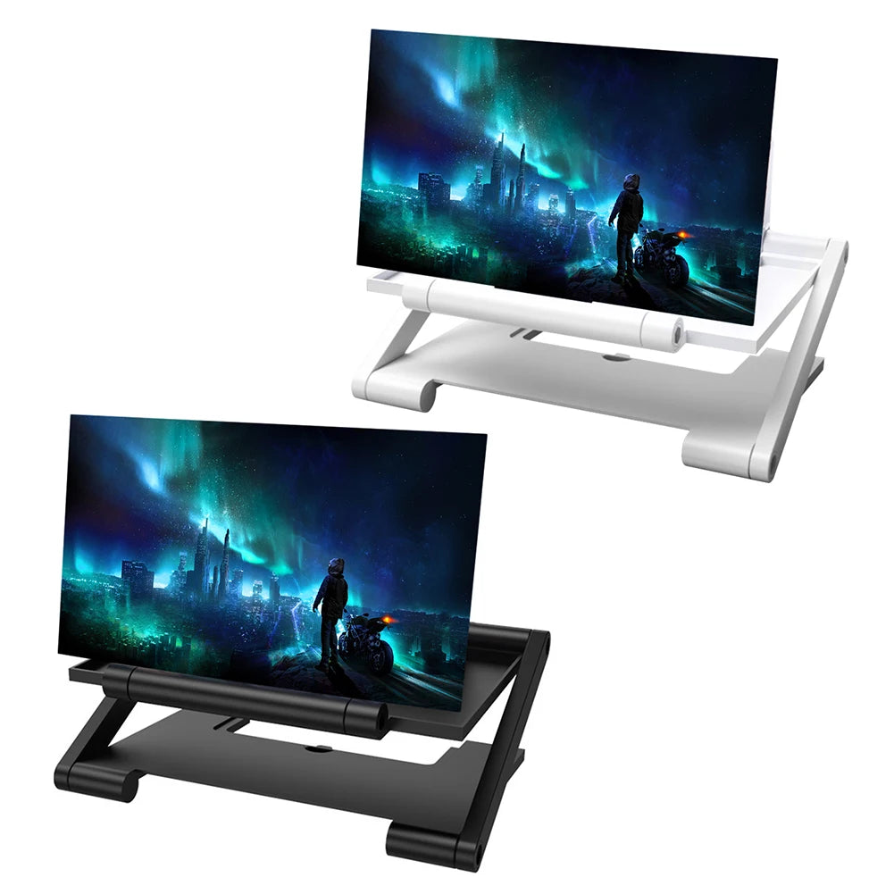 Foldable Mobile Phone Screen Magnifying Glass HD Video Magnifying Glass Folding Stand 8 inch 3D Phone Screen Amplifier Bracket