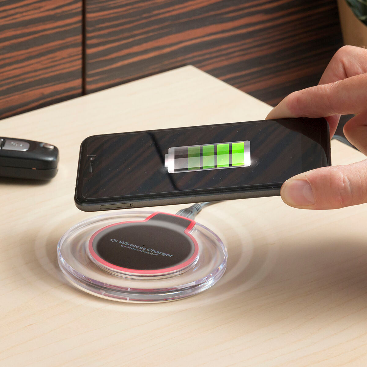 InnovaGoods Kabelloses Qi-Ladegerät für Smartphones