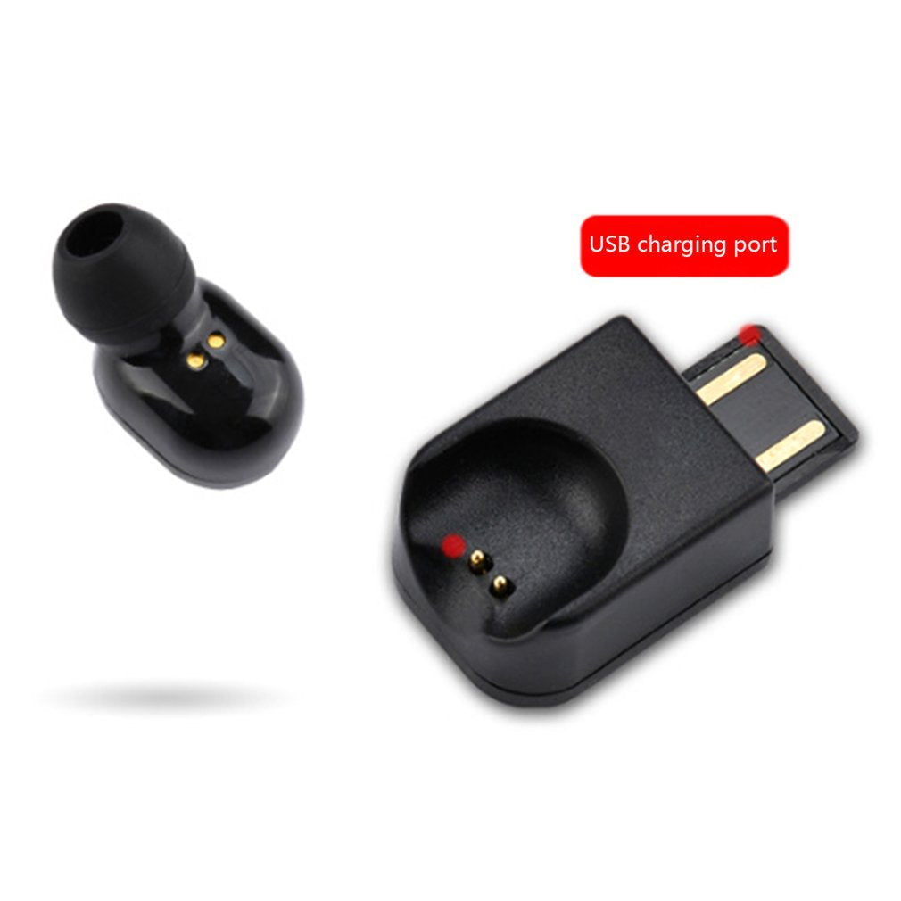 Auricular Bluetooth intrauditivo con cargador magnético para conducir