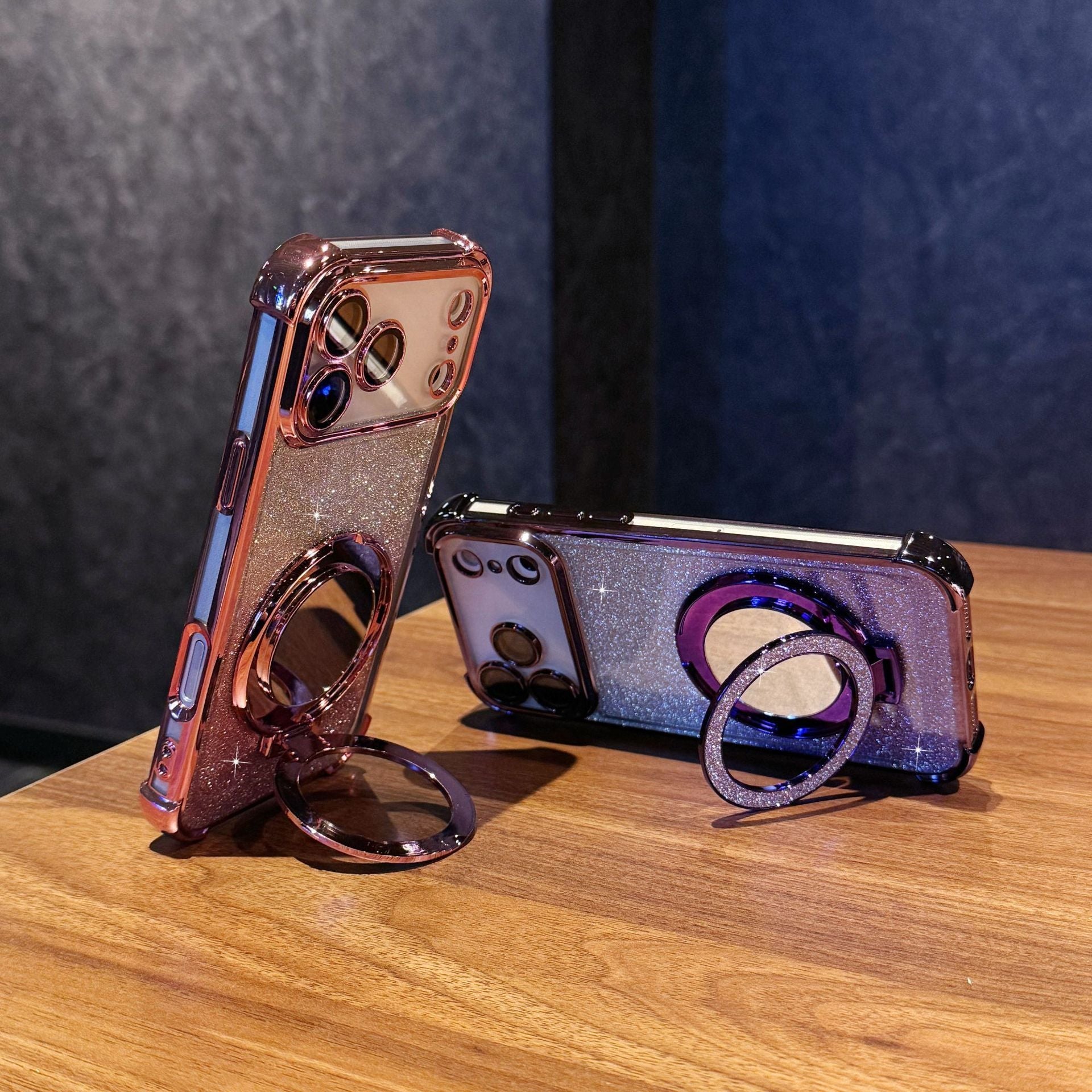 Gradient Flash Mirror Phone Cases in Multiple Colors for Stylish